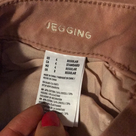 Blush Pink American Eagle Jegging - Picture 4 of 4